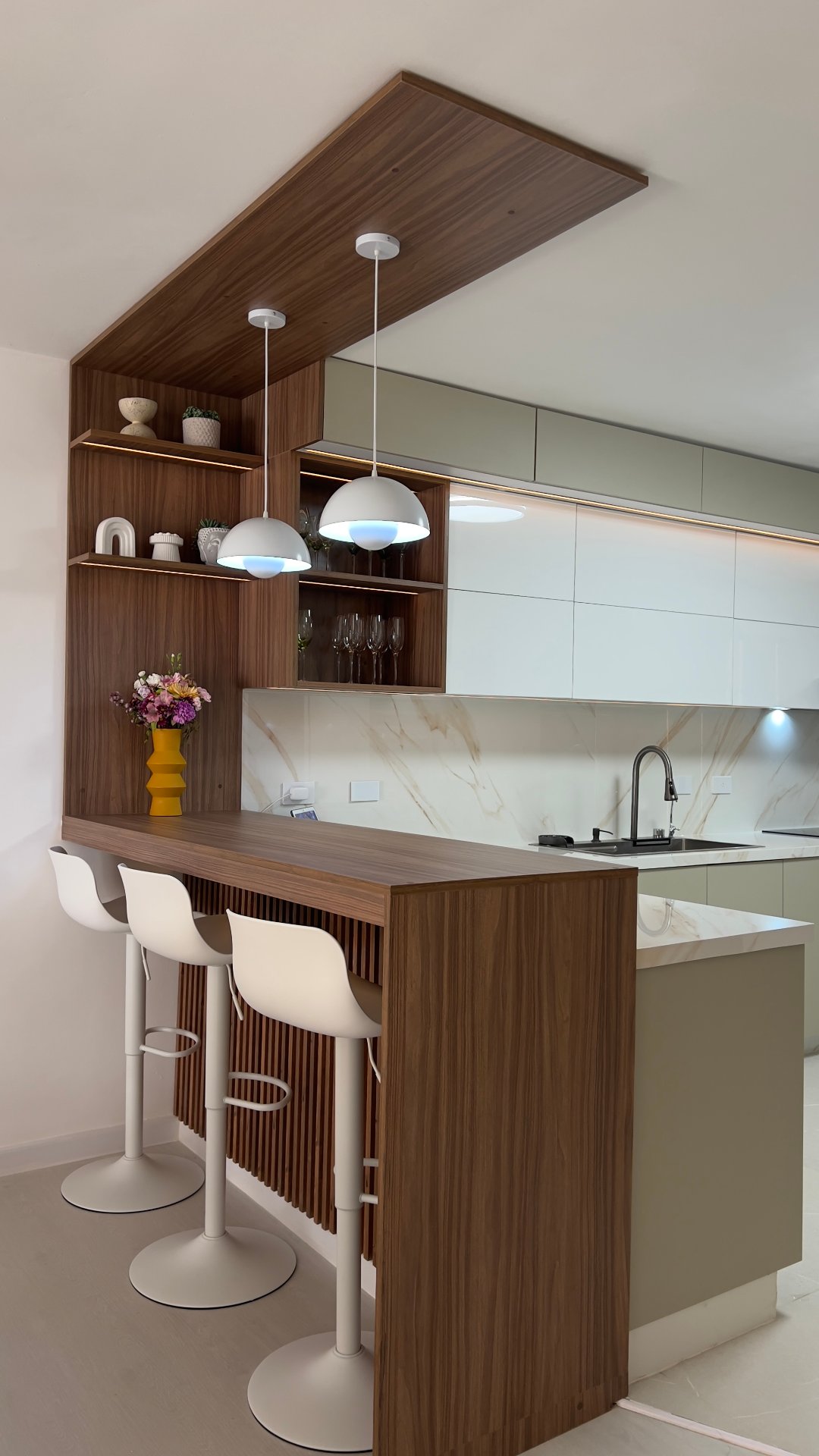 Cocina moderna con diseño funcional